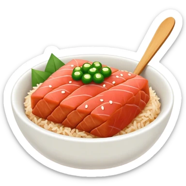 Crispy rice spicy tuna  sticker