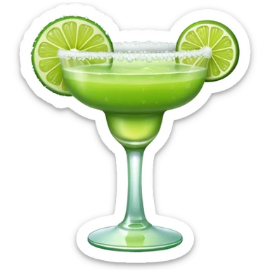 yummy margarita lime sticker