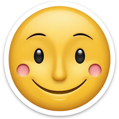 smiley face with left eye as letter 'o', nose as letter 'j', right eye as sideways 'i' winking eye, playful and clear letters integrated into face sticker