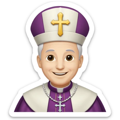 Make me a archbishop zucchheto sticker