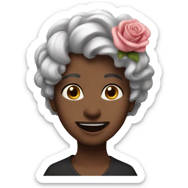 Una rosa negra  sticker