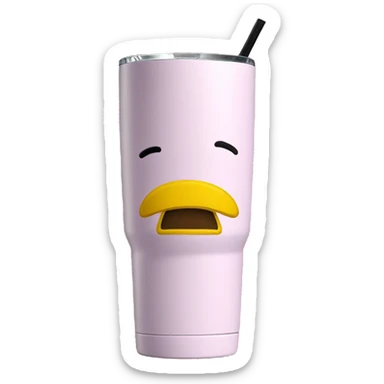 Pink 40oz Stanley tumbler sticker