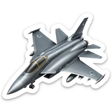 Fighter jet emoji sticker