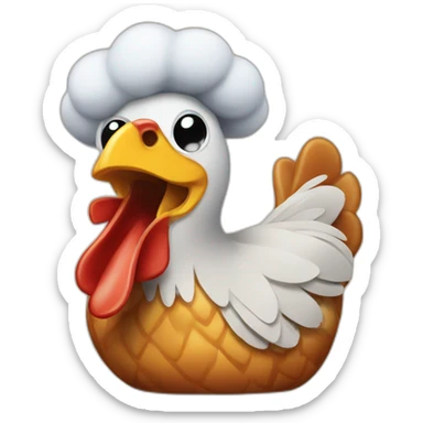 grill ed chicken sticker