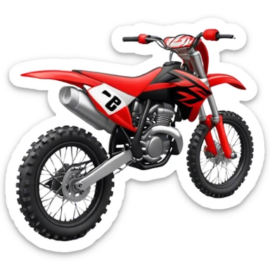 Motocross bike sticker