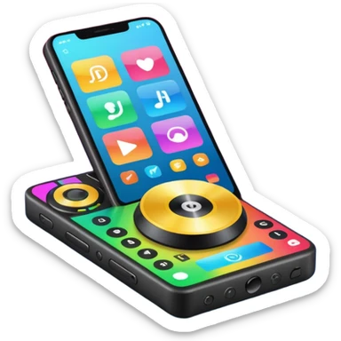 a dj app sticker