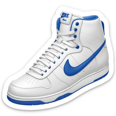 Nike shoes white street shoes sticker