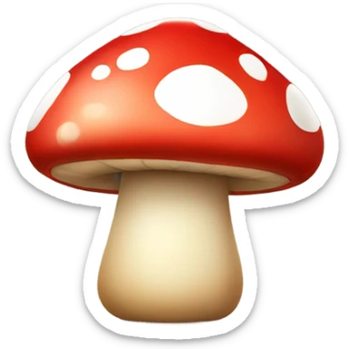 Toadstool screaming in anger sticker