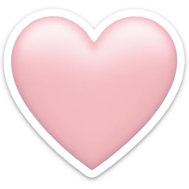 pastel pink heart sticker