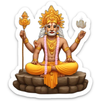 Brahma-manyfaced-indian-god sticker