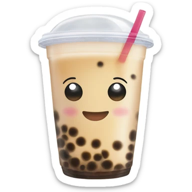 bubble tea sticker