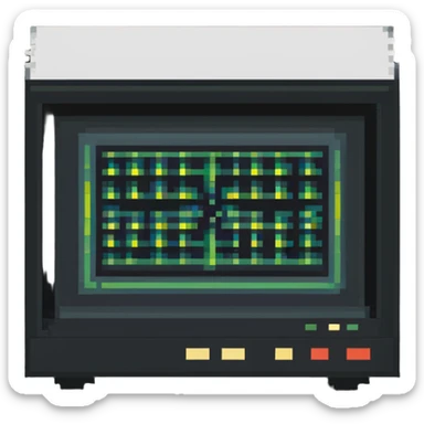 Microwave waveguide with electromagnetic field patterns sticker