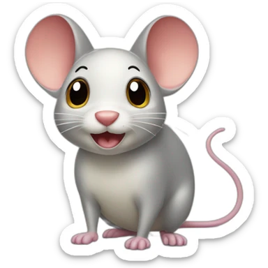 apple mighty mouse sticker