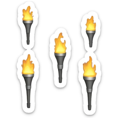 torch light sticker