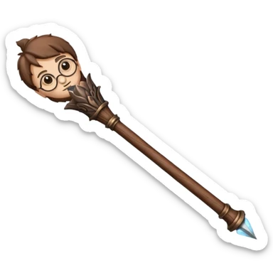 harry potter wand  sticker