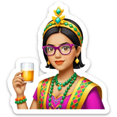 Colorful Parade Participant sticker