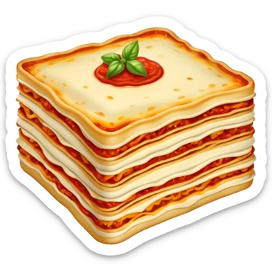 Lasagne sticker