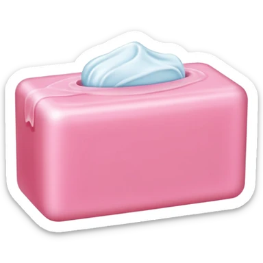 pink soap sticker