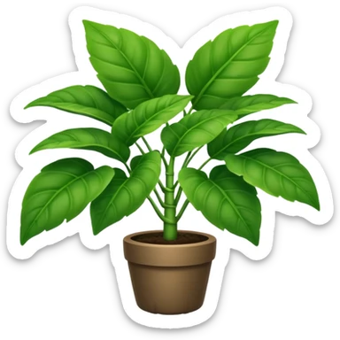 ultra realistic plant "flex" sticker