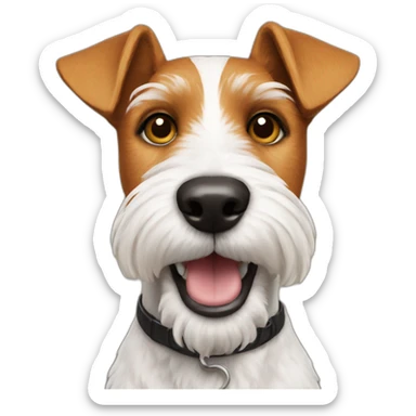 Fox terrier sticker
