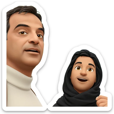 cozy moment in nature sticker