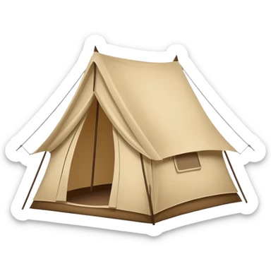 camping tent sticker