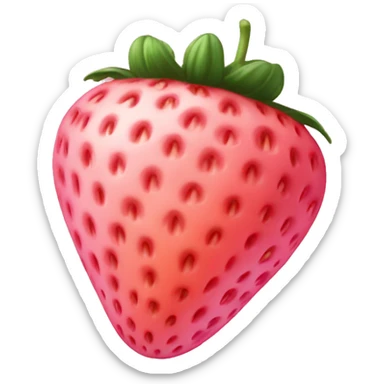 Pink light strawberry  sticker