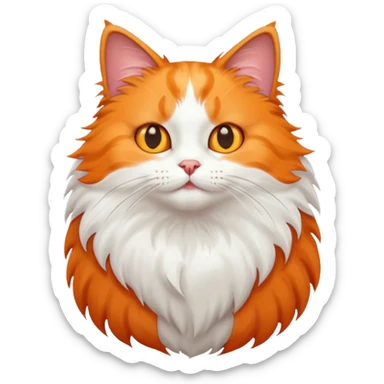 Give me moreCat, cat, animal, animal, oh animal, cats, cats, cats, animal, animal, not a human sticker