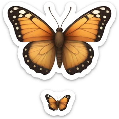 Butterfly sticker