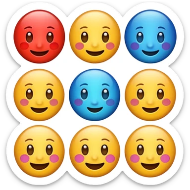 I like the first 4 emojis better sticker