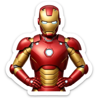 Iron man full body sticker