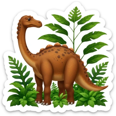 Não o sauropode  no Congo sticker