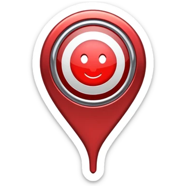 location pin usa sticker