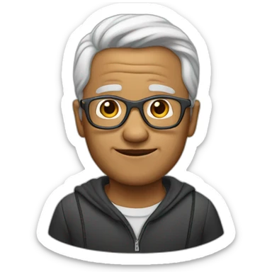 Culturista de 60 años sticker