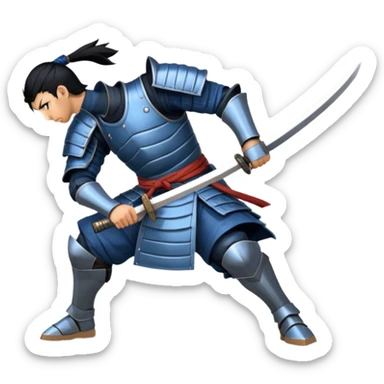 Samurai Defender sticker