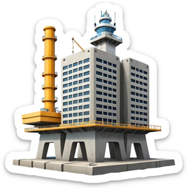 offshore building sticker