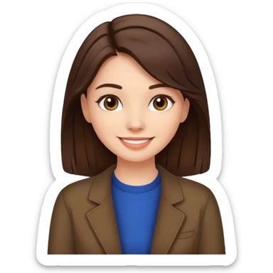 GIRL INFLUENCER BRUNETTE sticker
