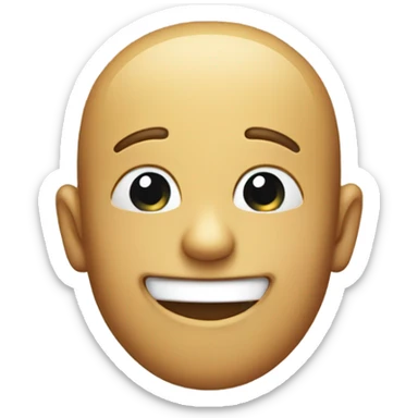 emoji that is smiling yet ticked off sticker