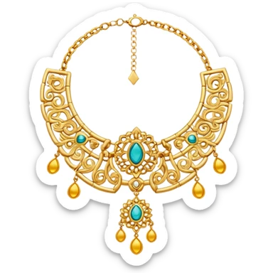 Immunity necklace sticker