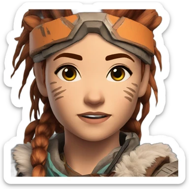 Aloy from Horizon Zero Dawn sticker