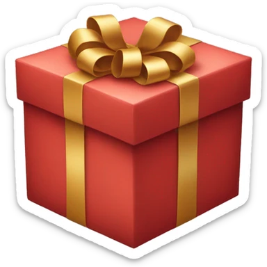 RED GIFTBOX sticker