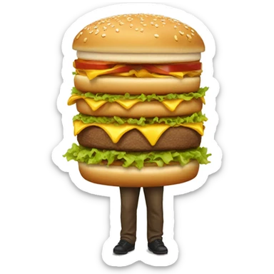 Big Mac hyperrealistic sticker