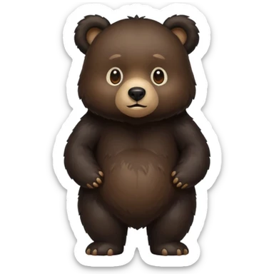 🐻‍❄️ black bear sticker