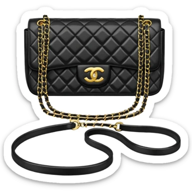 Chanel purse sticker