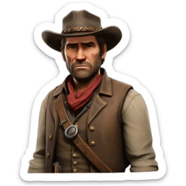 Arthur morgan red dead redemption 2 sticker