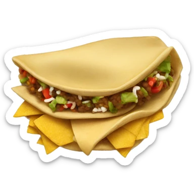 Mexican food sticker