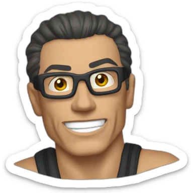 Jeanclaude-vandamme-kick sticker