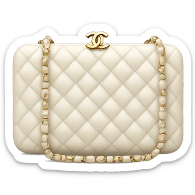 Ivory Chanel clutch sticker