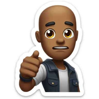 A thumbs down emoji like brawlstars sticker