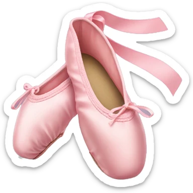 ballet shoes sticker